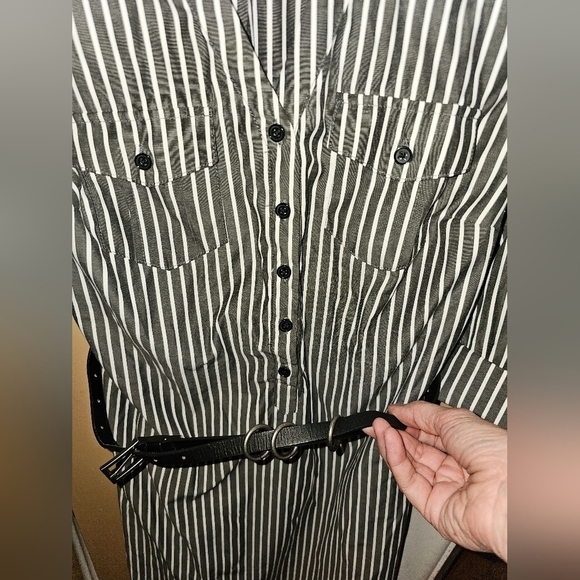 WESTPORT 1962 STRIPED BUTTON SHIRTDRESS SIZE S - Picture 2 of 7